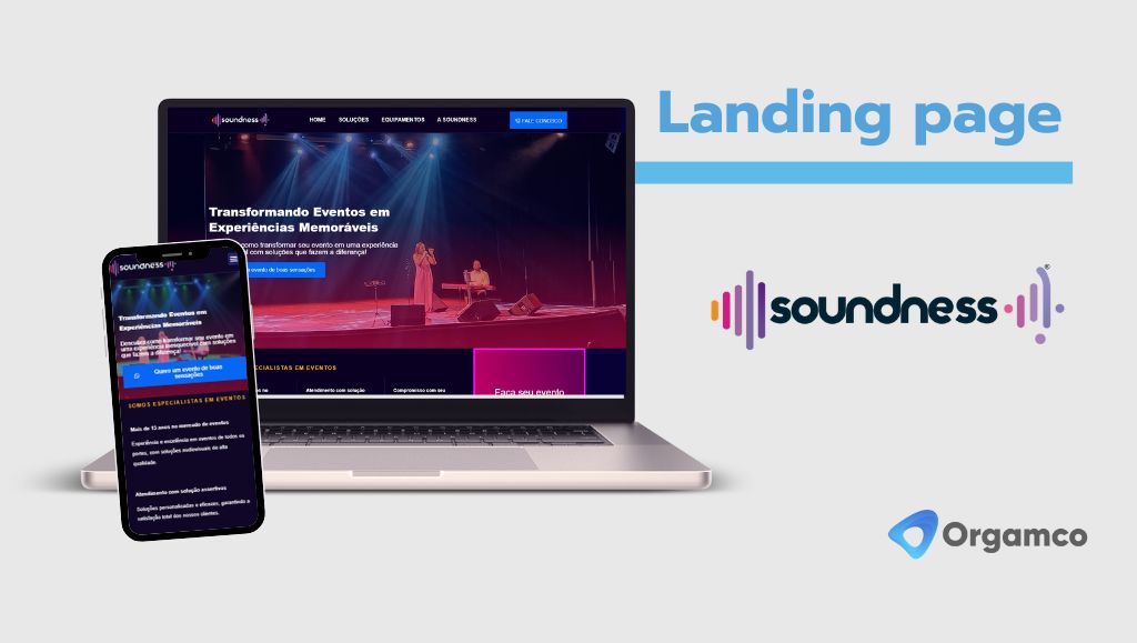 landing-page-soundness-portfolio-orgamco-agencia-marketing-digital-fortaleza